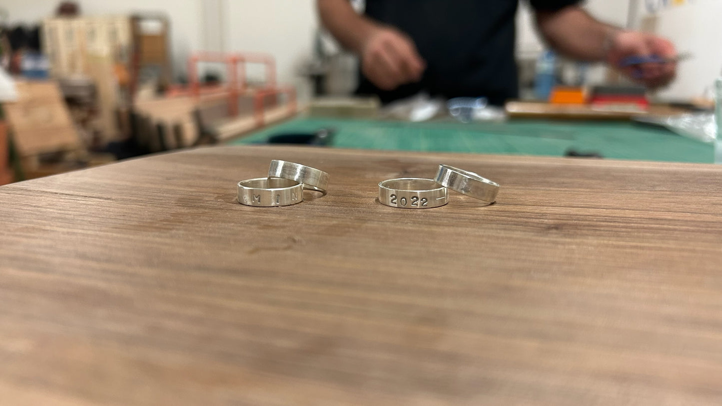 Silver Ring Band (2-3h)