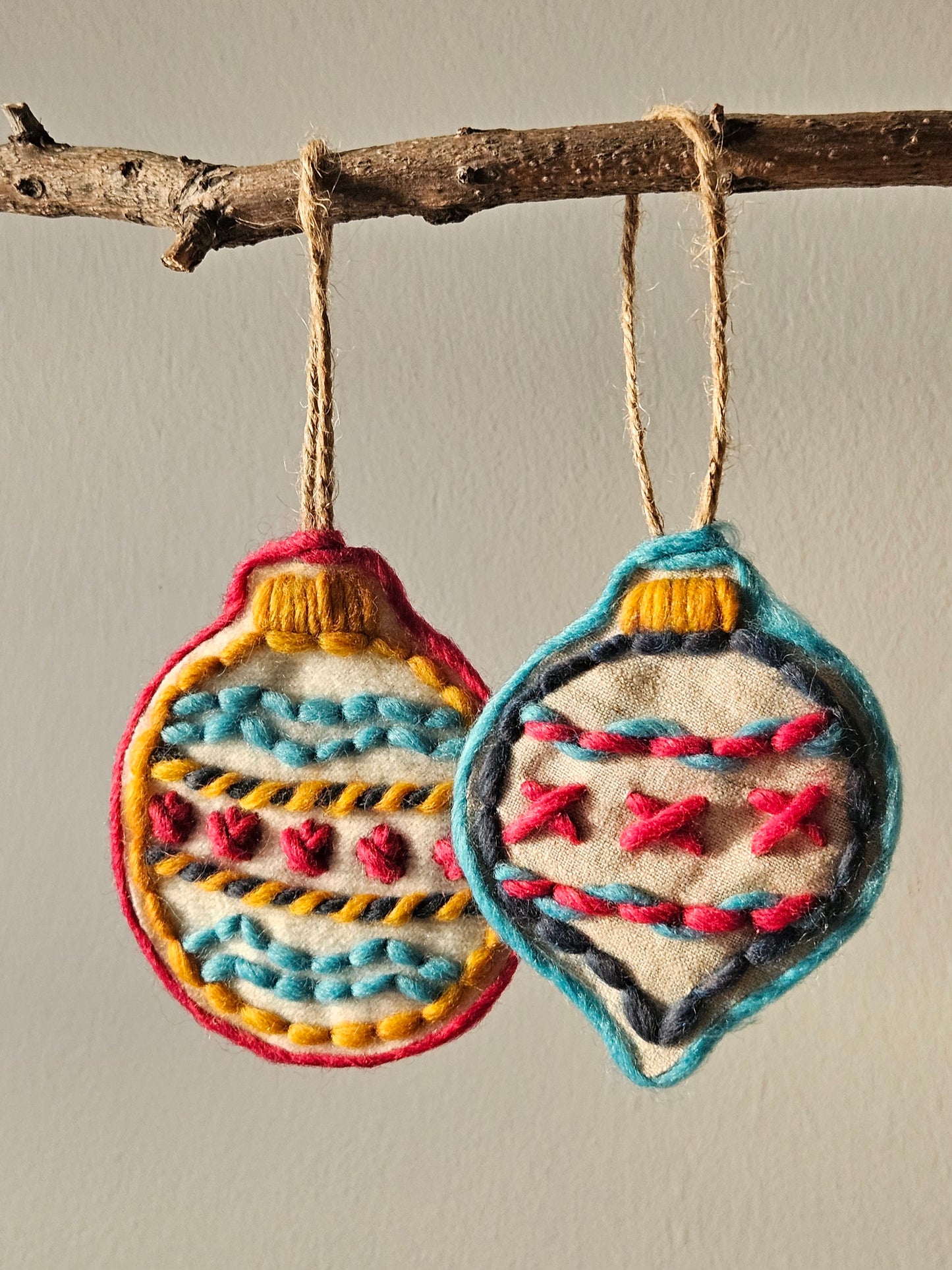 Wool Christmas Decorations (3h)