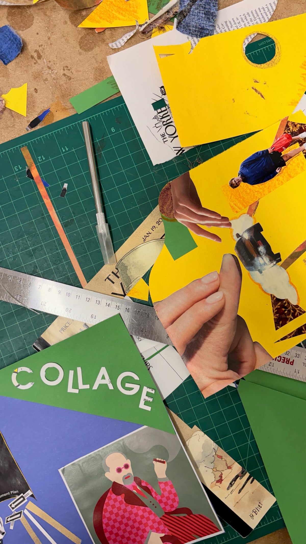 Collage & Mixed Media Workshop (2h)